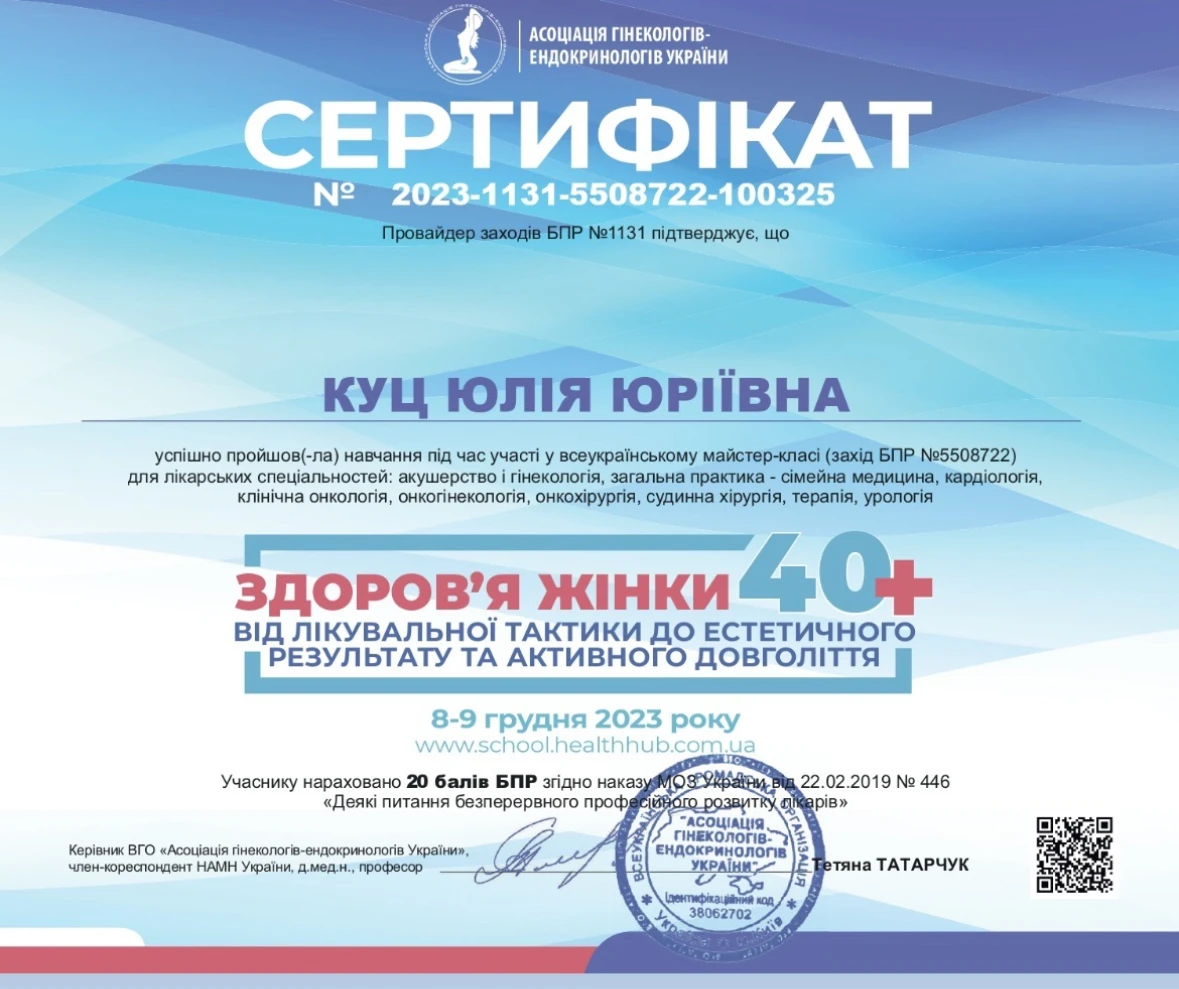 Куц Юлия Юрьевна