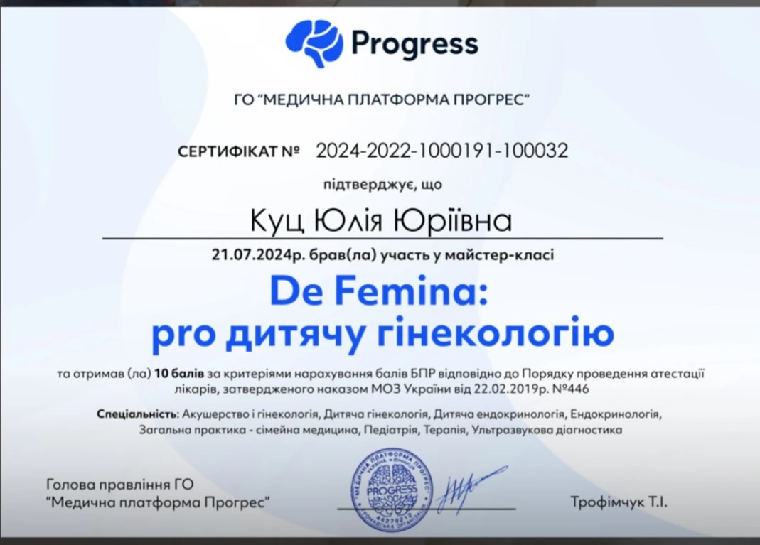 Куц Юлия Юрьевна