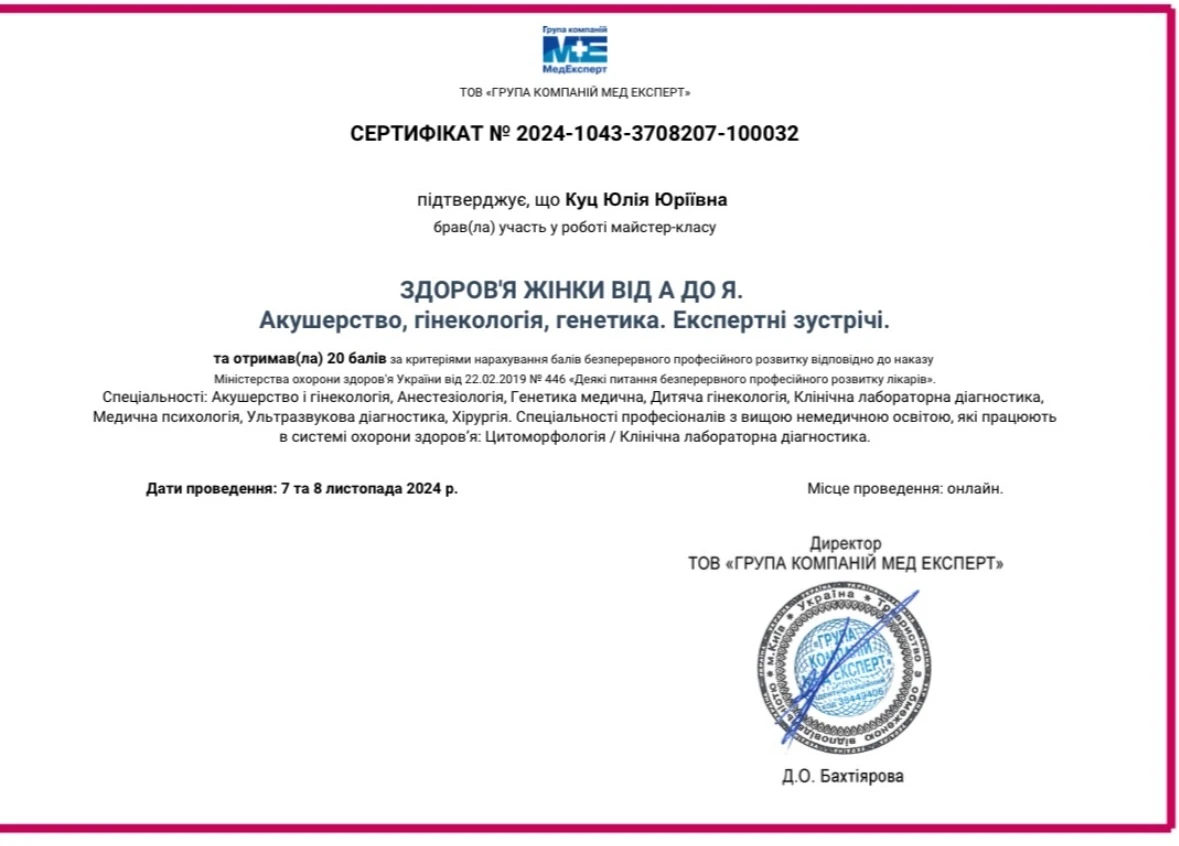 Куц Юлия Юрьевна