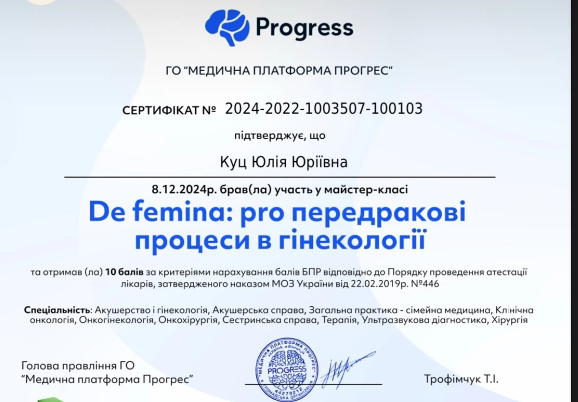 Куц Юлия Юрьевна