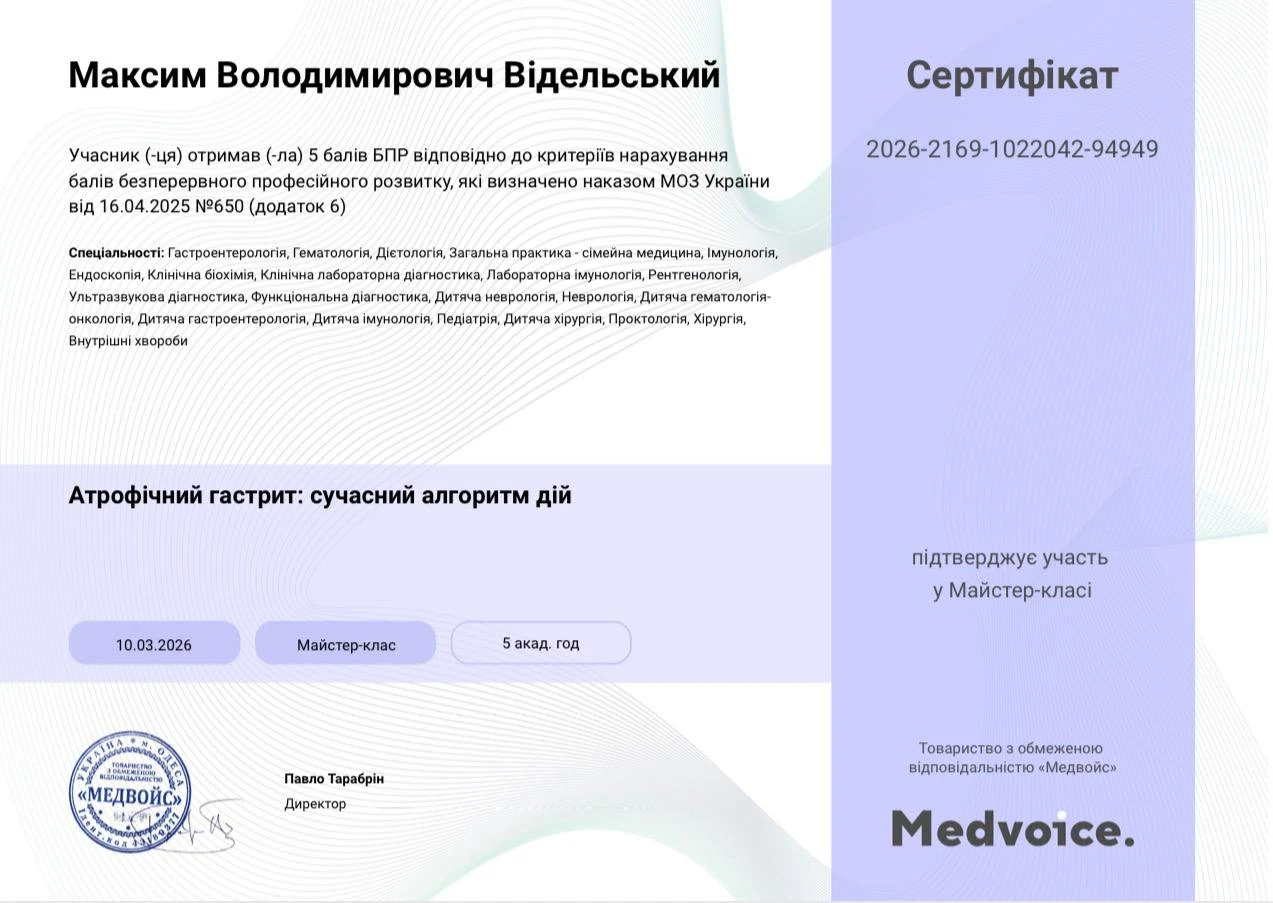 Видельский Максим Владимирович
