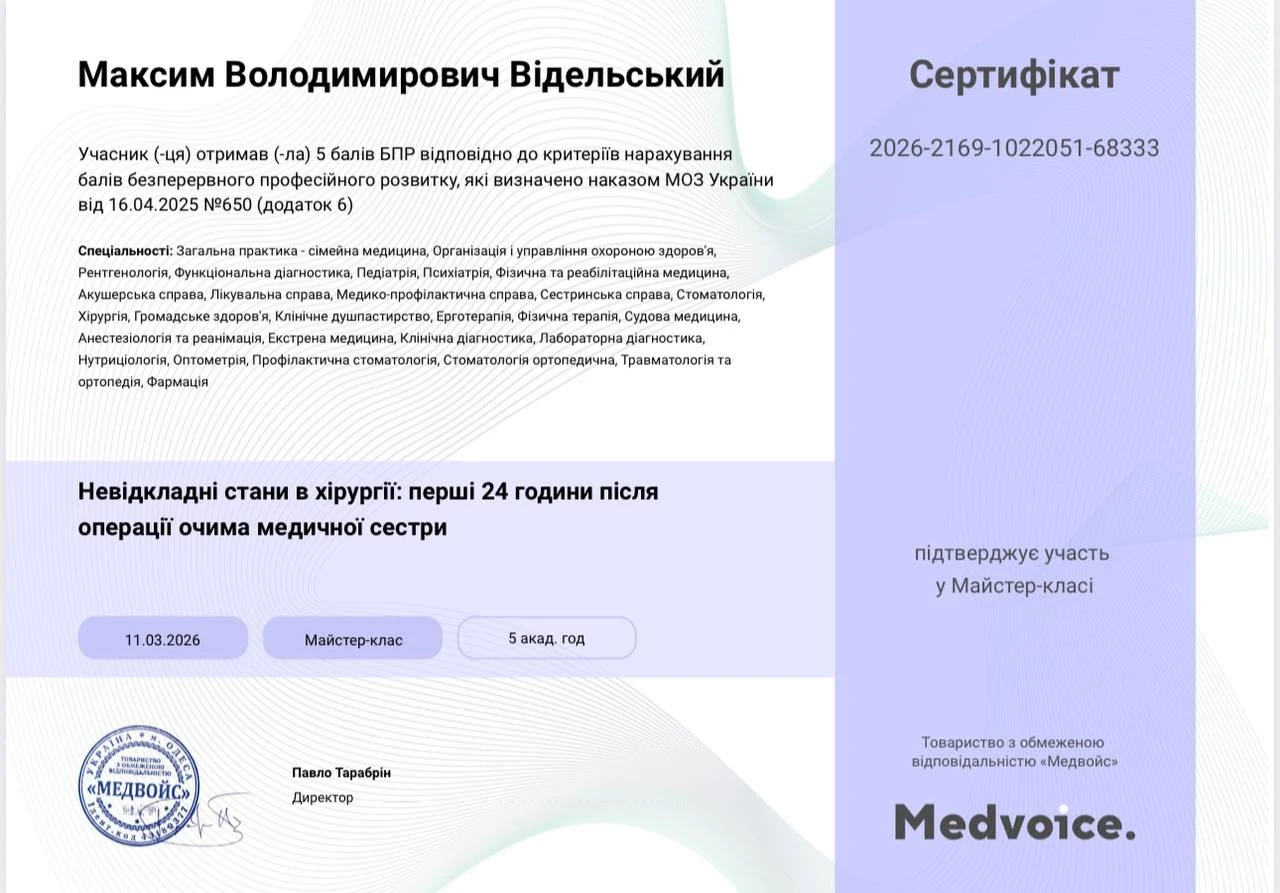 Видельский Максим Владимирович