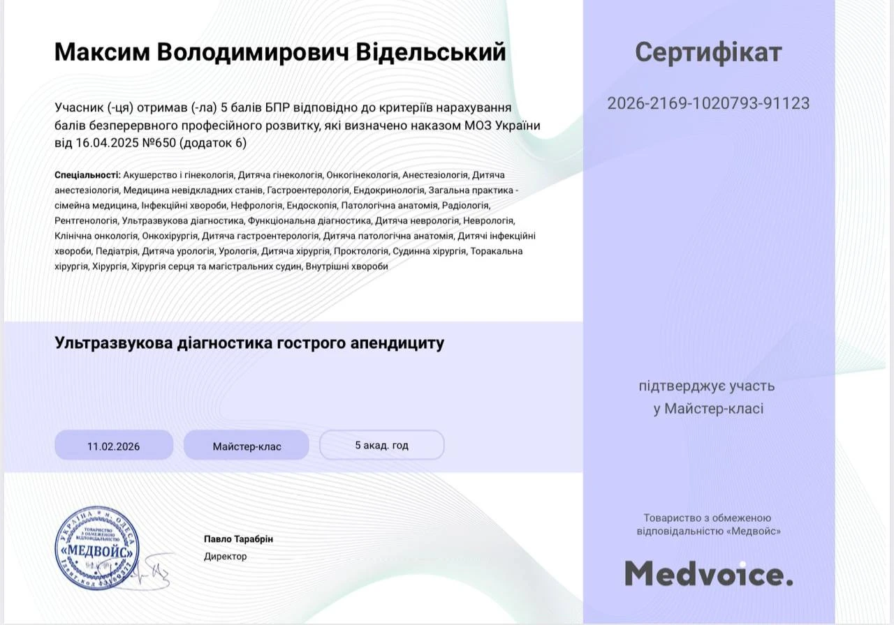 Видельский Максим Владимирович