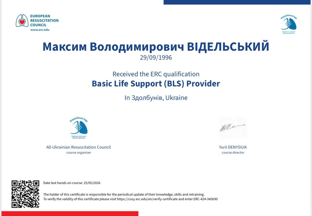 Видельский Максим Владимирович